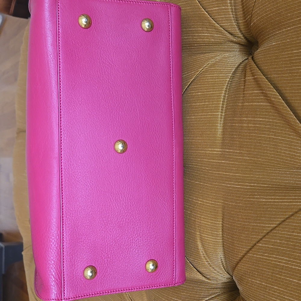 SAINT LAURENT Pink Leather Handbag - Picture 3 of 11